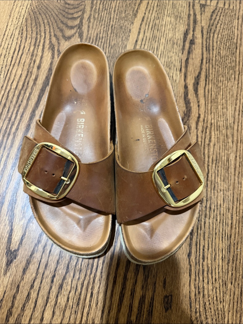 Brown Birkenstocks size 40